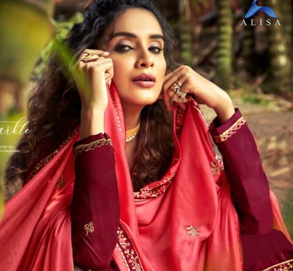 Buy Aroma Alisha Online Wholesale Designer Modal Satin Salwar Suit